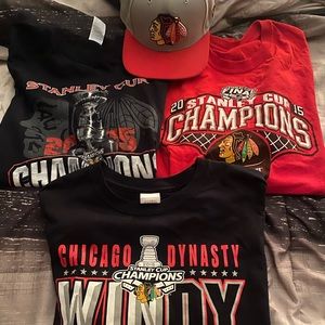 Chicago Blackhawks XL lot with snapback